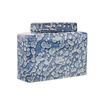 Outside The Box 13" Indari Blue Stoneware Jar With Lid