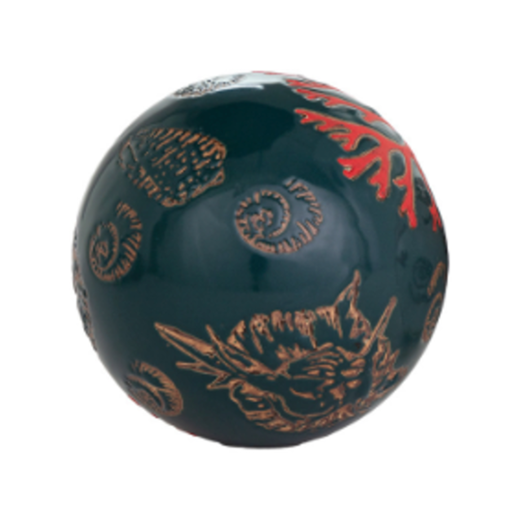 Outside The Box 4" Coastal Multicolor Ceramic Orbs - SOLD SEPARATELY