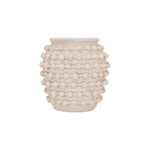 Outside The Box 8" Gavino Beige Textured Ceramic Vase