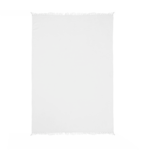 Outside The Box 50x60 White 100% Cotton Blend Throw - 80392