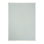Outside The Box 50x60 Aqua Blue 100% Cotton Blend Throw - 80393