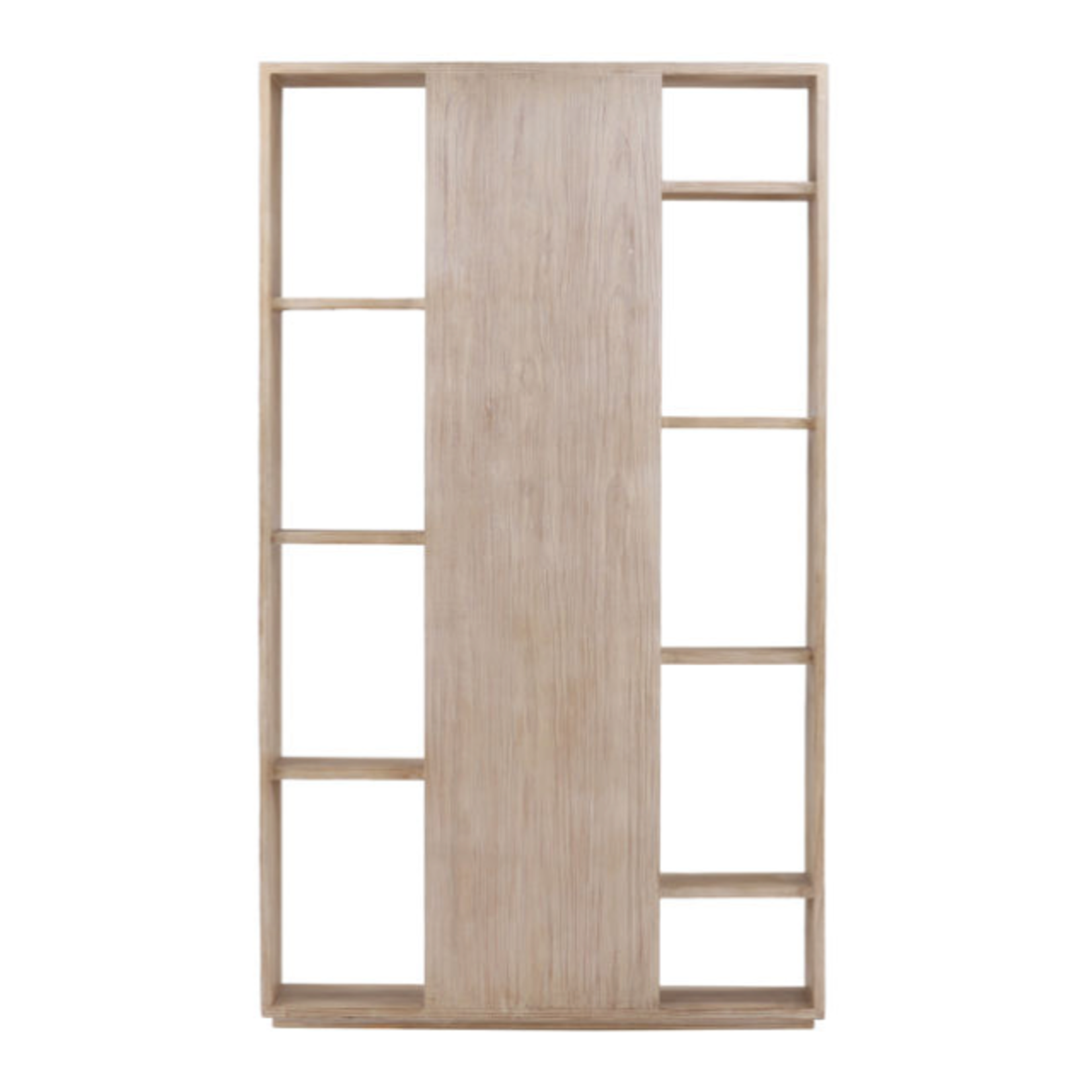 Outside The Box 48x13x82 Esteban Light Natural Reclaimed Pine Wood Bookcase