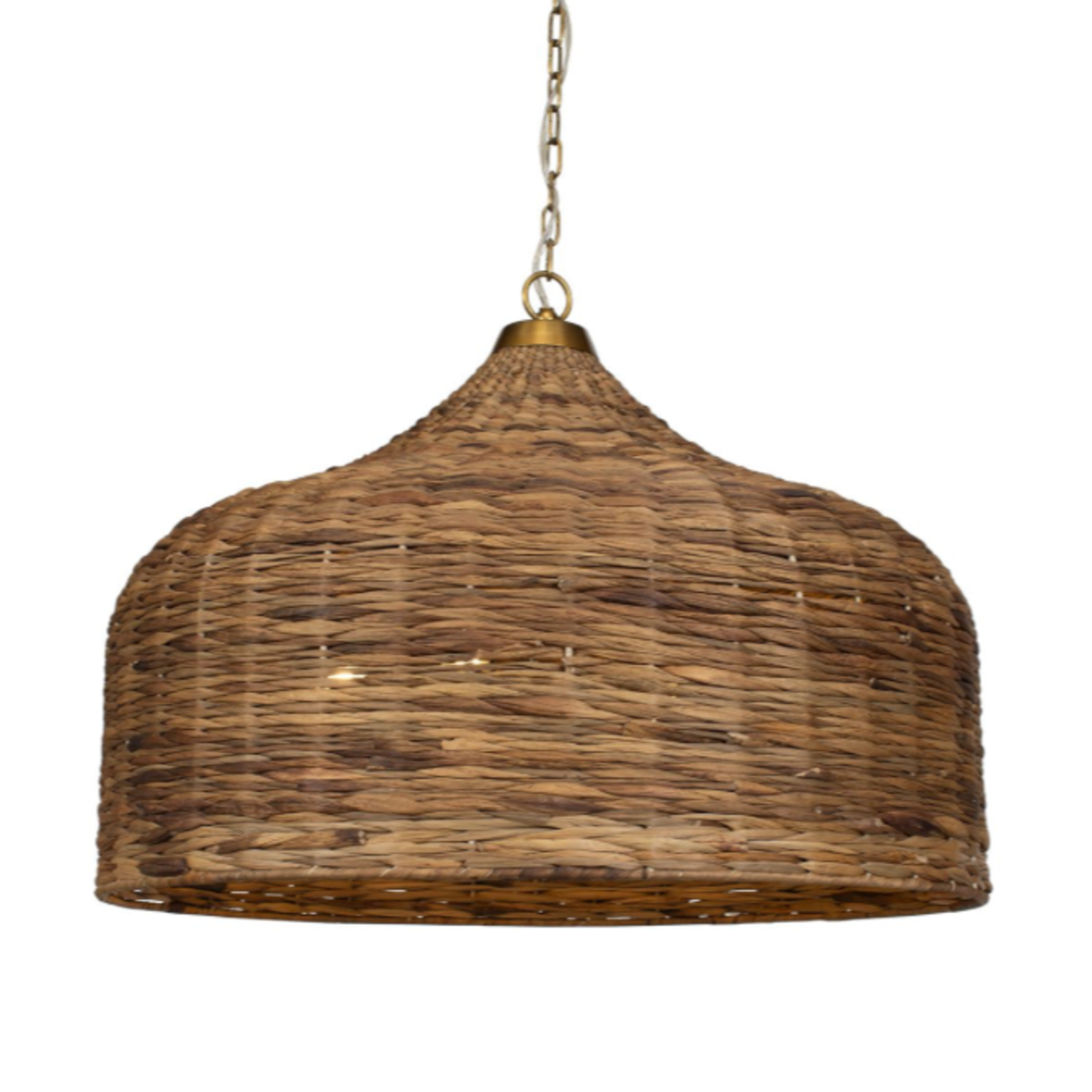 Outside The Box 23" Uttermost Tauranga Rustic Natural Woven Pendant