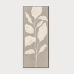Outside The Box 72x30 Blade 2 Hand Painting White Woodgrain Framed Art