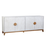 Outside The Box 80x18x32 Egypt Sherrod Roma 2 Tone Carved Mango Wood Sideboard