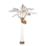 Outside The Box 7' Natural Canvas Manilla  Coconut Palm Tree Decor