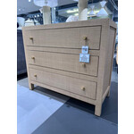 Outside The Box 42x18x35 Kagu Mahogany 3 Drawer Dresser Raffia Natural - RFRW