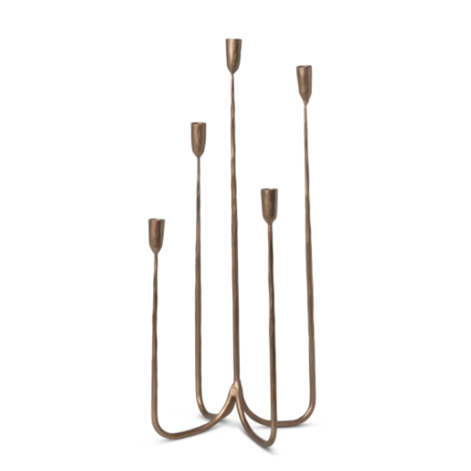 Outside The Box 29" Forged 100% Iron 5 Candle Candelabra