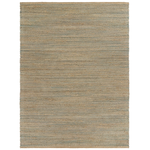 Outside The Box 9' x 12' Natural Fiber Hand-Woven Jute Blend Area Rug In Spa Blue - 03378
