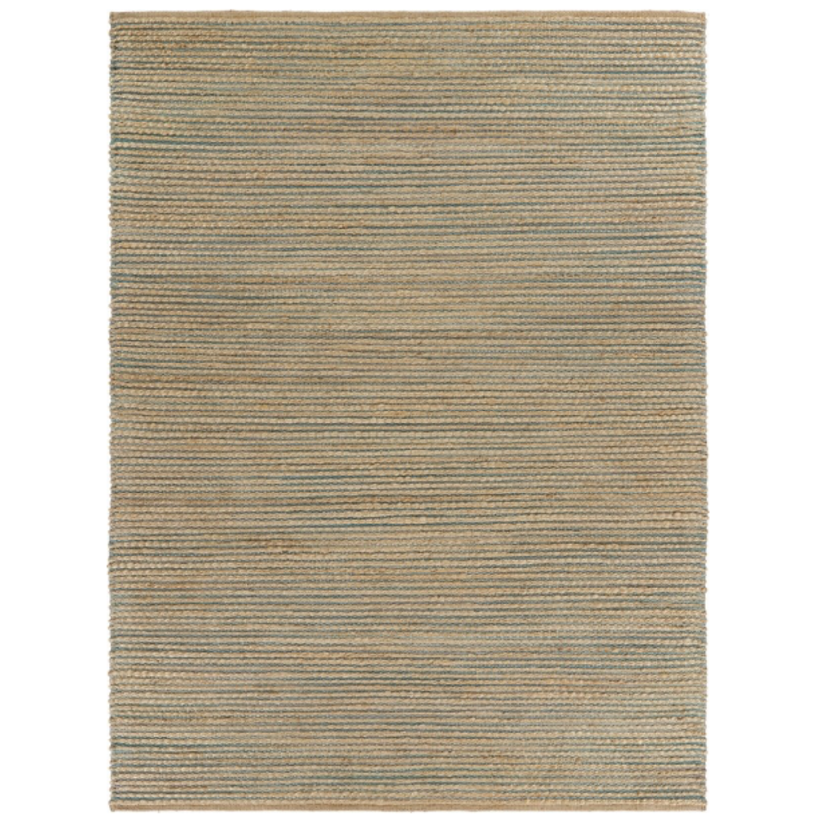 Outside The Box 9' x 12' Natural Fiber Hand Wodven Jute Blend Area Rug In Spa Blue - 03378