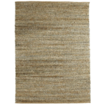 Outside The Box 9' x 12' Natural Fiber Hand Woven Jute / Rayon Blend Rug In Spa Blue - 03337