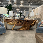 Outside The Box 99x15x34 Acacia Root Natural Live Edge Console Table