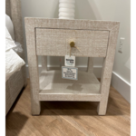 Outside The Box 20x20x24 Set Of 2 Kagu Mahogany 1 Drawer Nightstand Raffia White Wash - RFWW