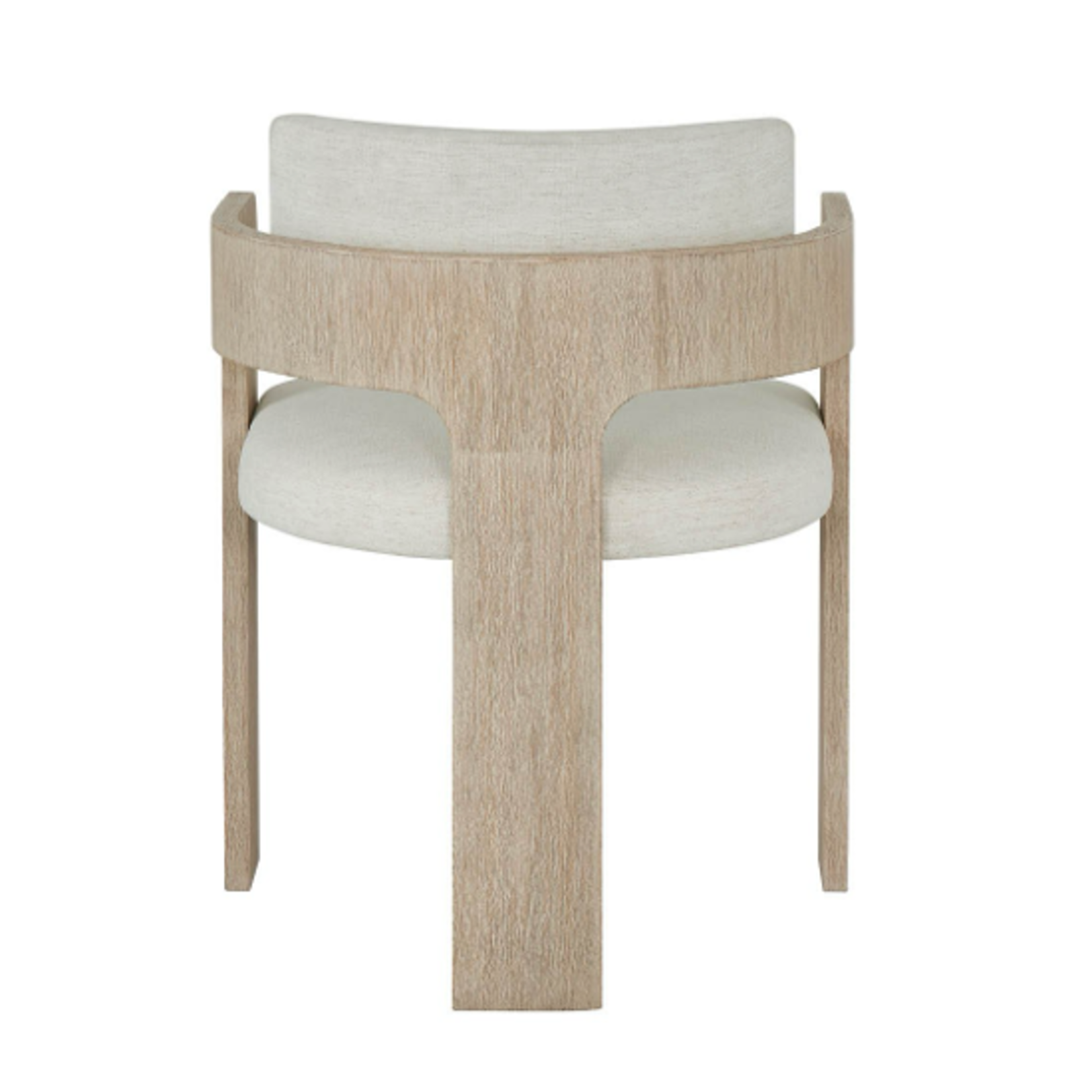 Outside The Box Dockside Nomad Snow Performance Fabric & Danish Cord Woven Oak Arm Chair