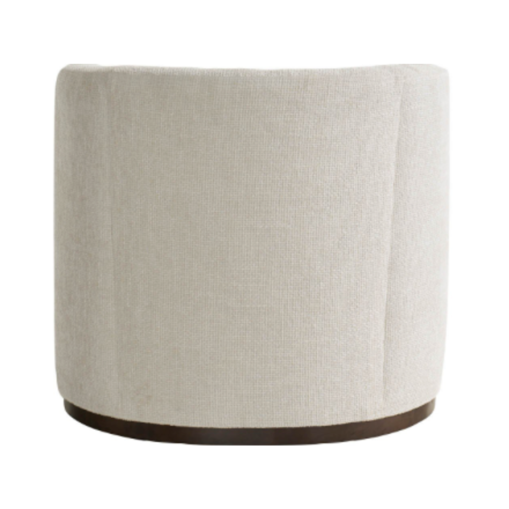 Outside The Box Sara Nona Vanilla Crypton Performance Upholstered Swivel Chair Brownstone Finish 1563-2 (Tier 4)