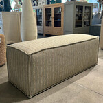 Outside The Box 54x19 Porto Seafoam Boucle Poly Performance Upholstered Rectangular Pouf Ottoman 34521-49 (CC)