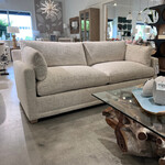 Outside The Box 88" Sylvie Bone Sand Kid Proof Performance Upholstered Sofa BU104-50 (AA)