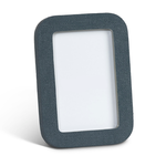 Outside The Box 5x7 Hampton Shore Raffia Wrapped Photo Frame In Indigo