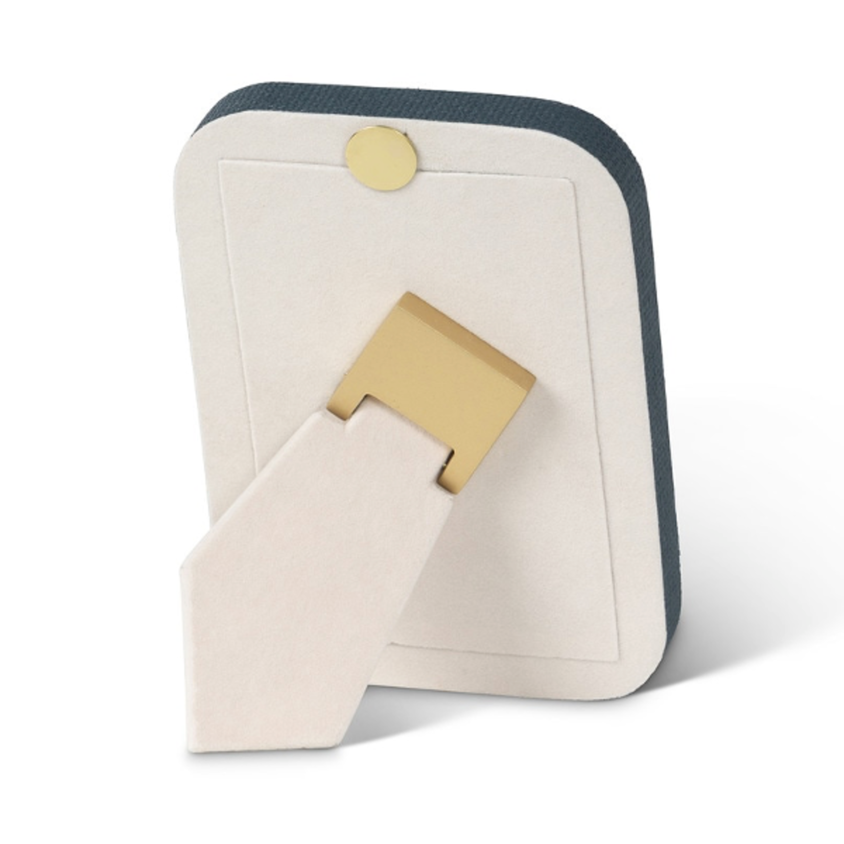 Outside The Box 5x7 Hampton Shore Raffia Wrapped Photo Frame In Indigo