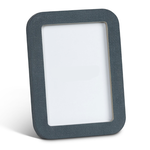 Outside The Box 6x8 Hampton Shore Raffia Wrapped Photo Frame In Indigo