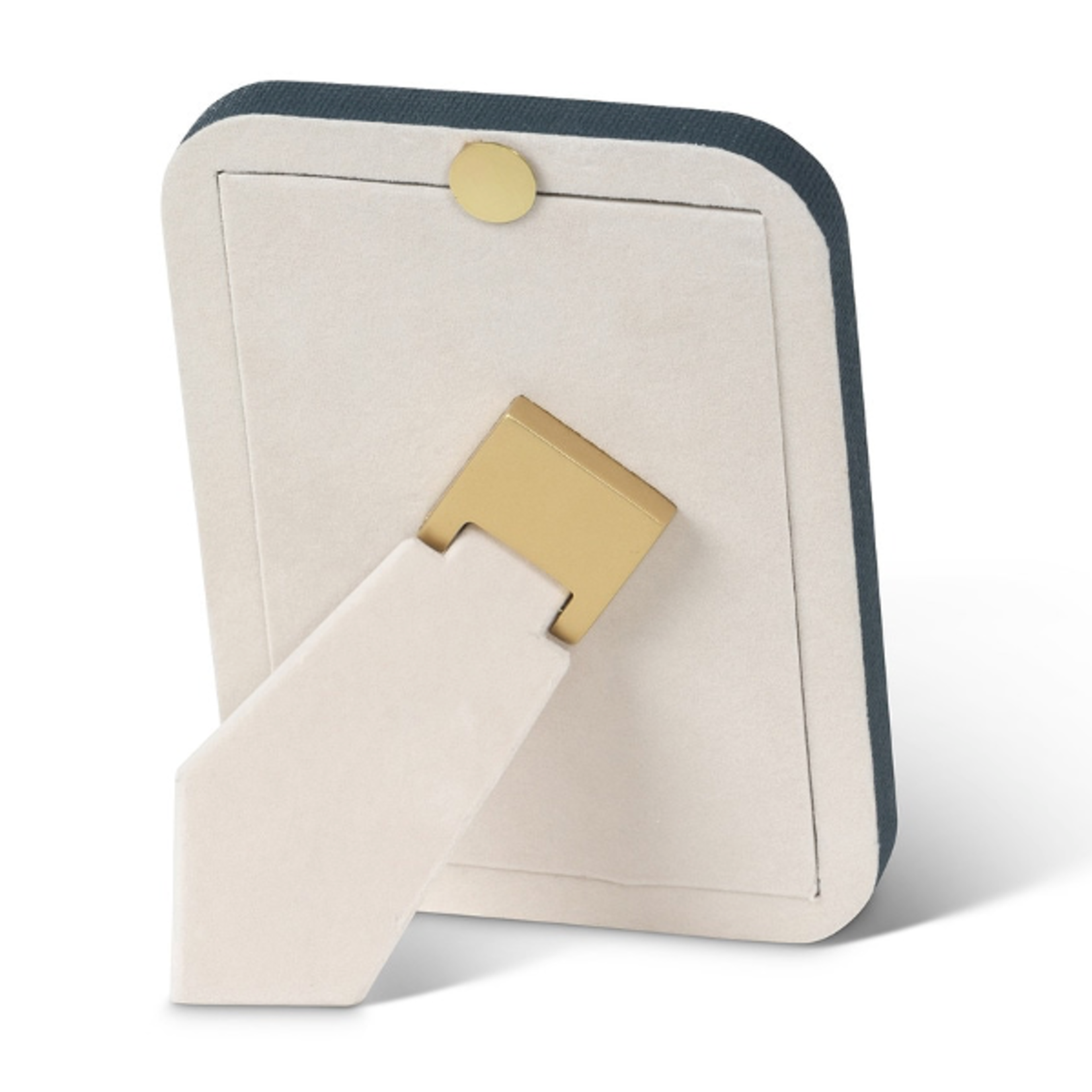 Outside The Box 6x8 Hampton Shore Raffia Wrapped Photo Frame In Indigo