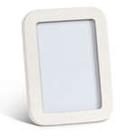 Outside The Box 6x8 Hampton Shore Raffia Wrapped Photo Frame In Silk Linen