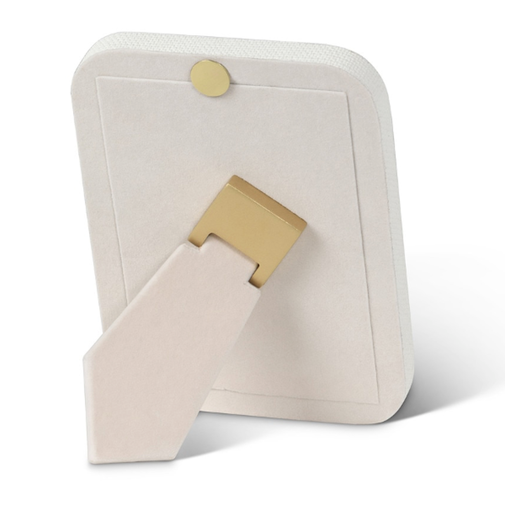 Outside The Box 6x8 Hampton Shore Raffia Wrapped Photo Frame In Silk Linen