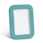 Outside The Box 5x7 Hampton Shore Raffia Wrapped Photo Frame In Emerald Shores