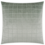 Outside The Box 24x24 Camden Check Square Feather Down Pillow In Glacier - DV Kap