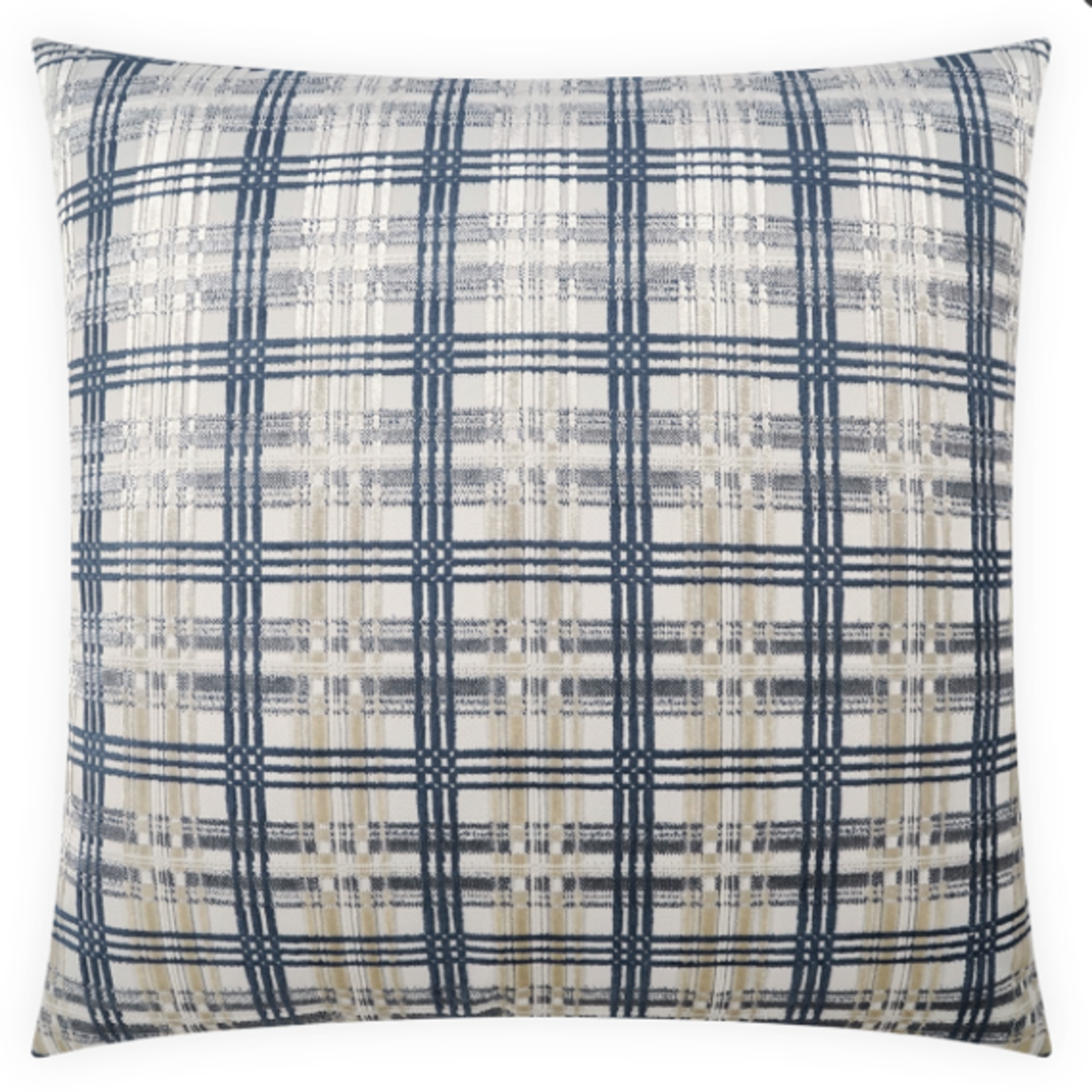 Outside The Box 24x24 Cotati Square Feather Down Pillow In Blue - DV Kap