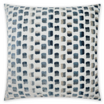 Outside The Box 24x24 Impasto Square Feather Down Pillow In Pacific - DV Kap