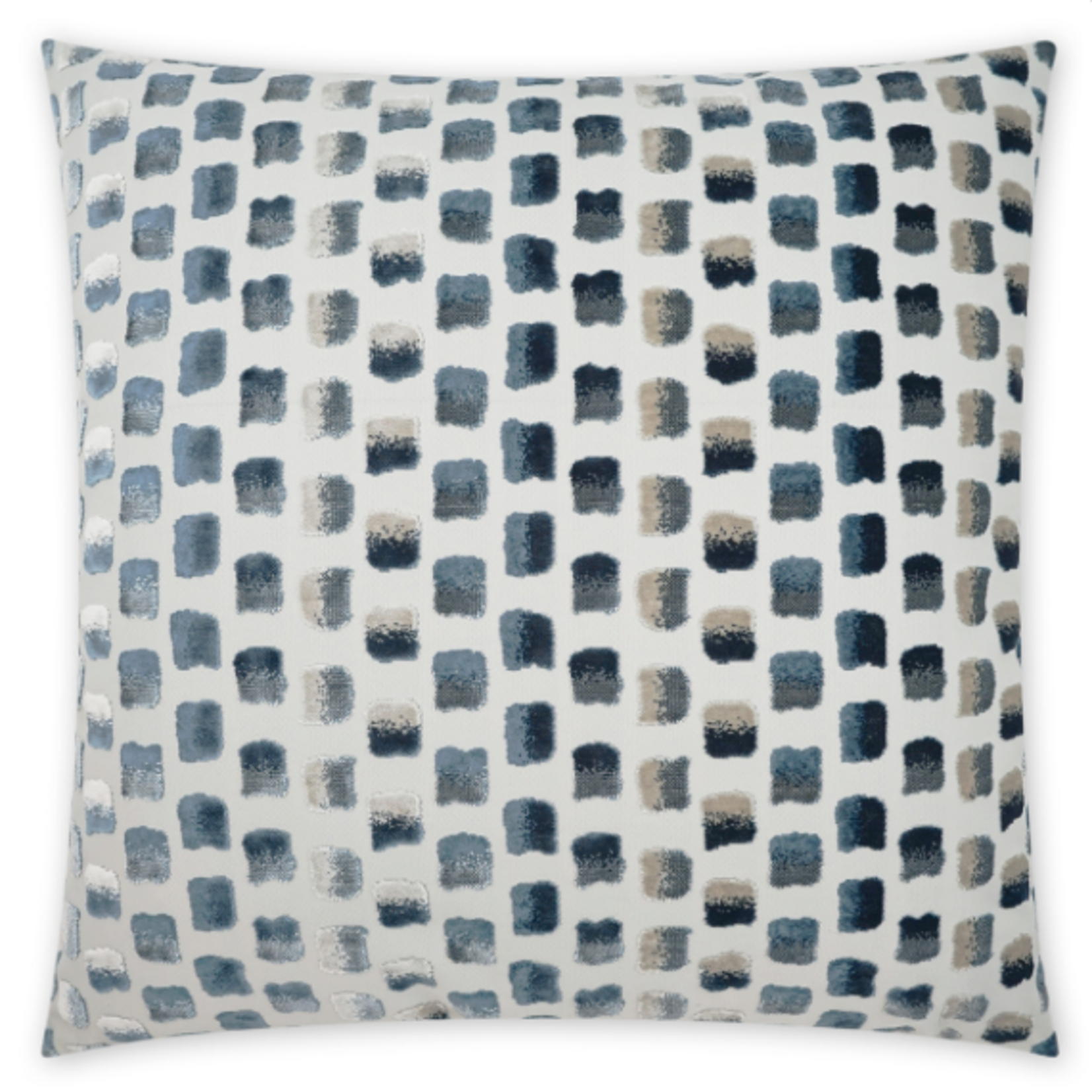 Outside The Box 24x24 Impasto Square Feather Down Pillow In Pacific - DV Kap