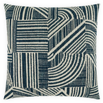 Outside The Box 24x24 Zaria Square Feather Down Pillow In Azure - DV Kap