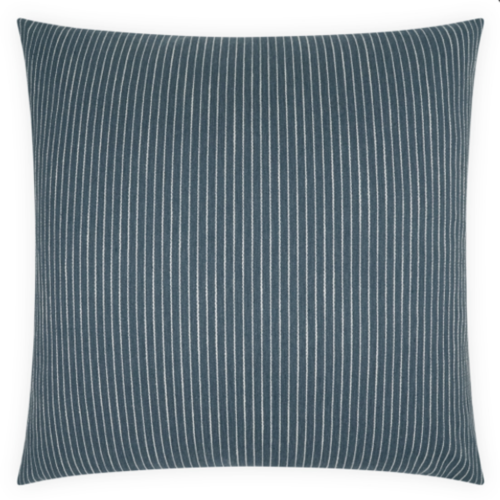Outside The Box 24x24 Ahoy Square Feather Down Pillow In Denim - DV Kap