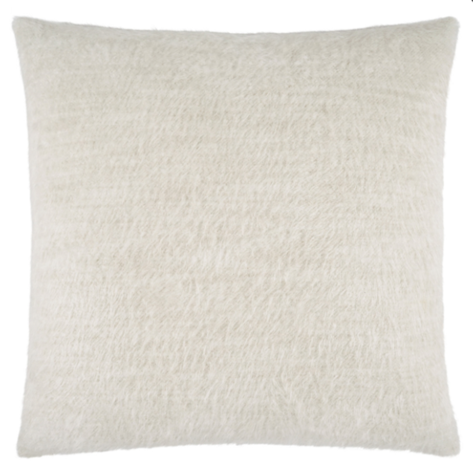Outside The Box 24x24 Fozzie Square Feather Down Pillow In Cream- DV Kap