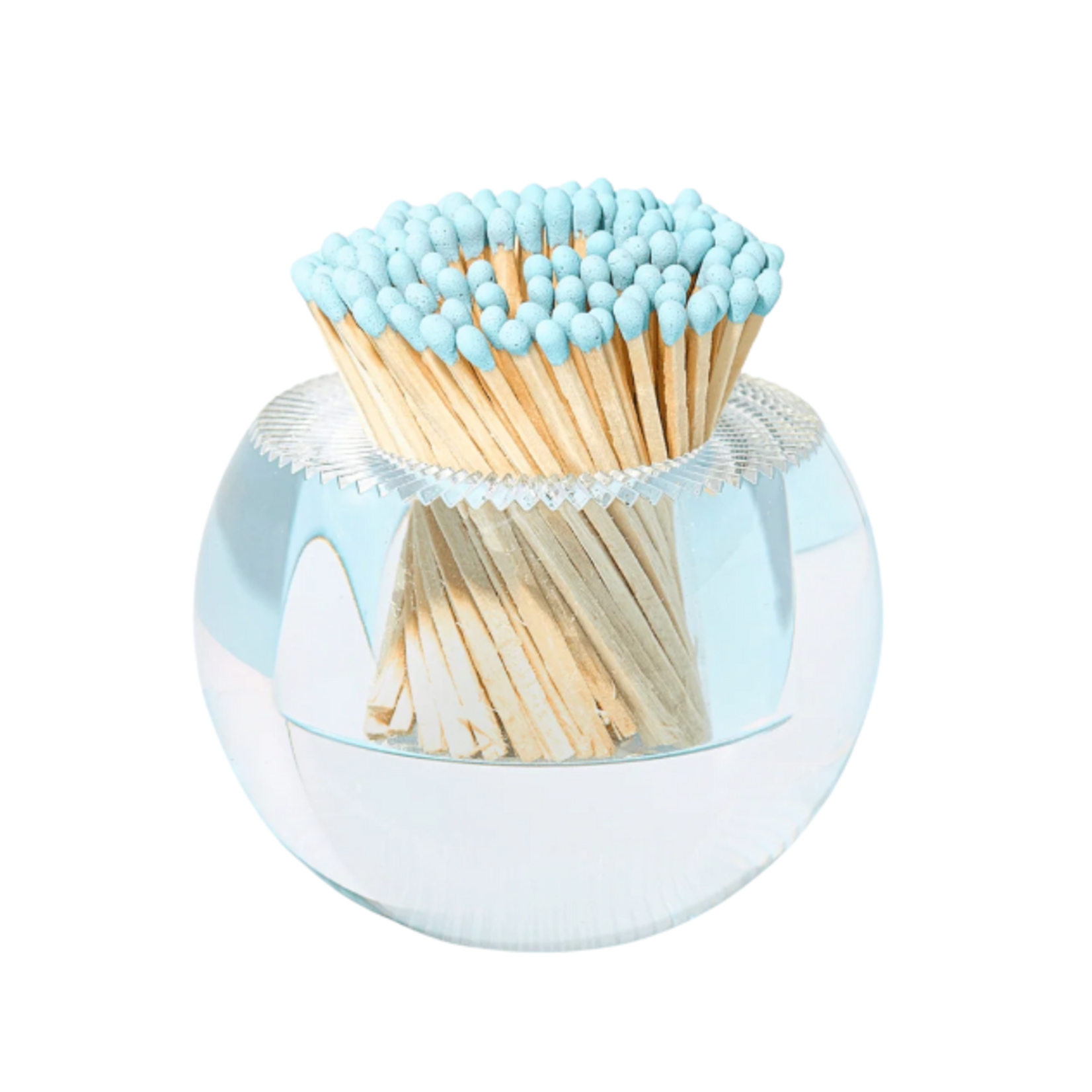Outside The Box 4" Acrylic Match Striker W / Light Blue Matches