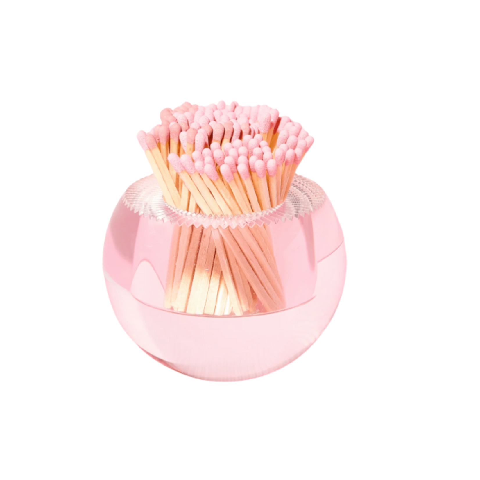 Outside The Box 4" Acrylic Match Striker W / Light Pink Matches