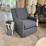 Outside The Box Lainey Element Blue Moon Performance Fabric Trillium XL Swivel Glider Accent Chair - Slipcover
