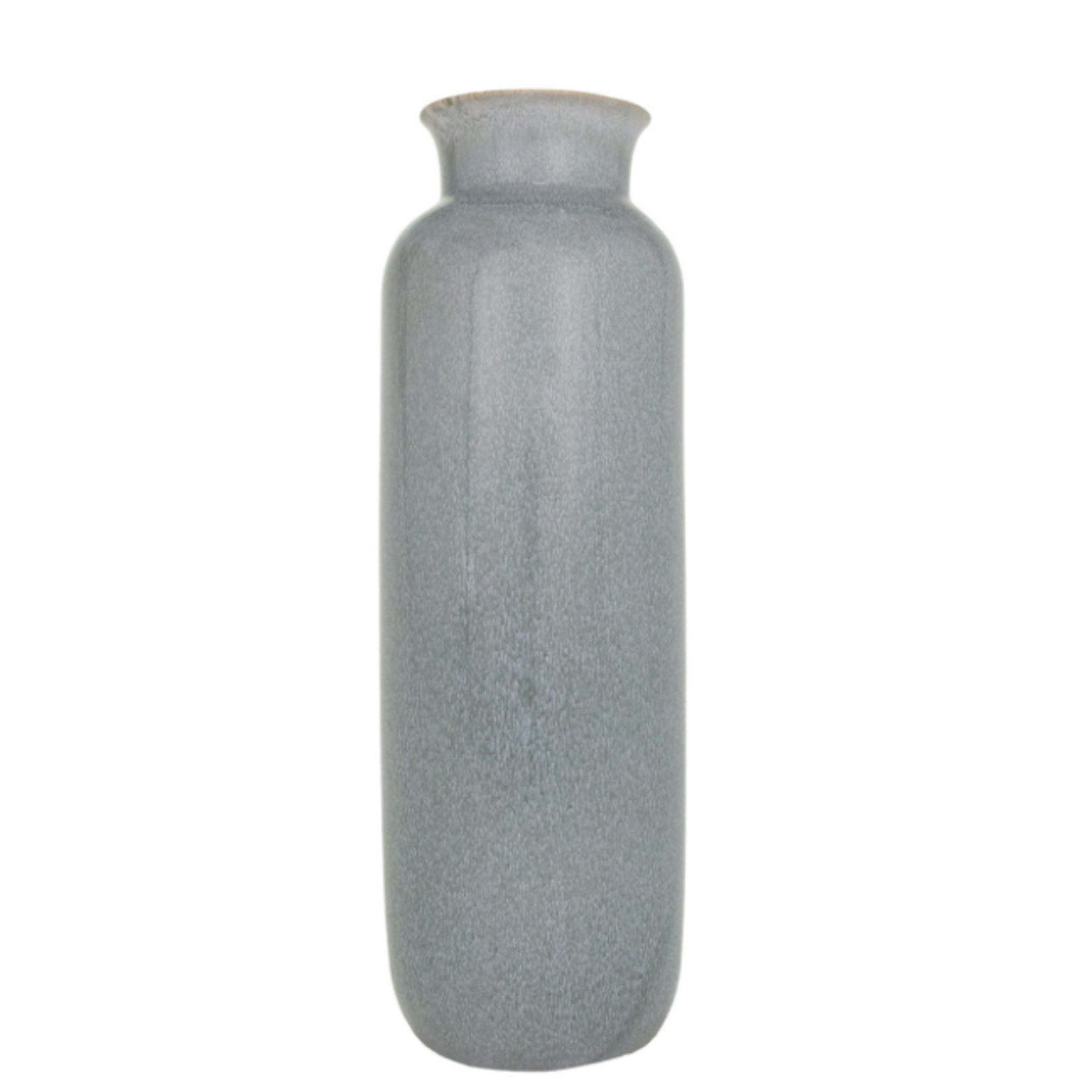 Outside The Box 20" Ellice Muted Gray Blue Hue Stoneware Vase