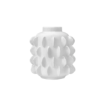 Outside The Box 9" Valen White Clay Vase