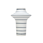 Outside The Box 13" Masani White & Blue Ceramic Vase
