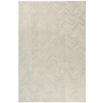 Outside The Box 9' x 12' Scapes 100% Wool Hand Tufted Area Rug In Silver / Ivory - 82864