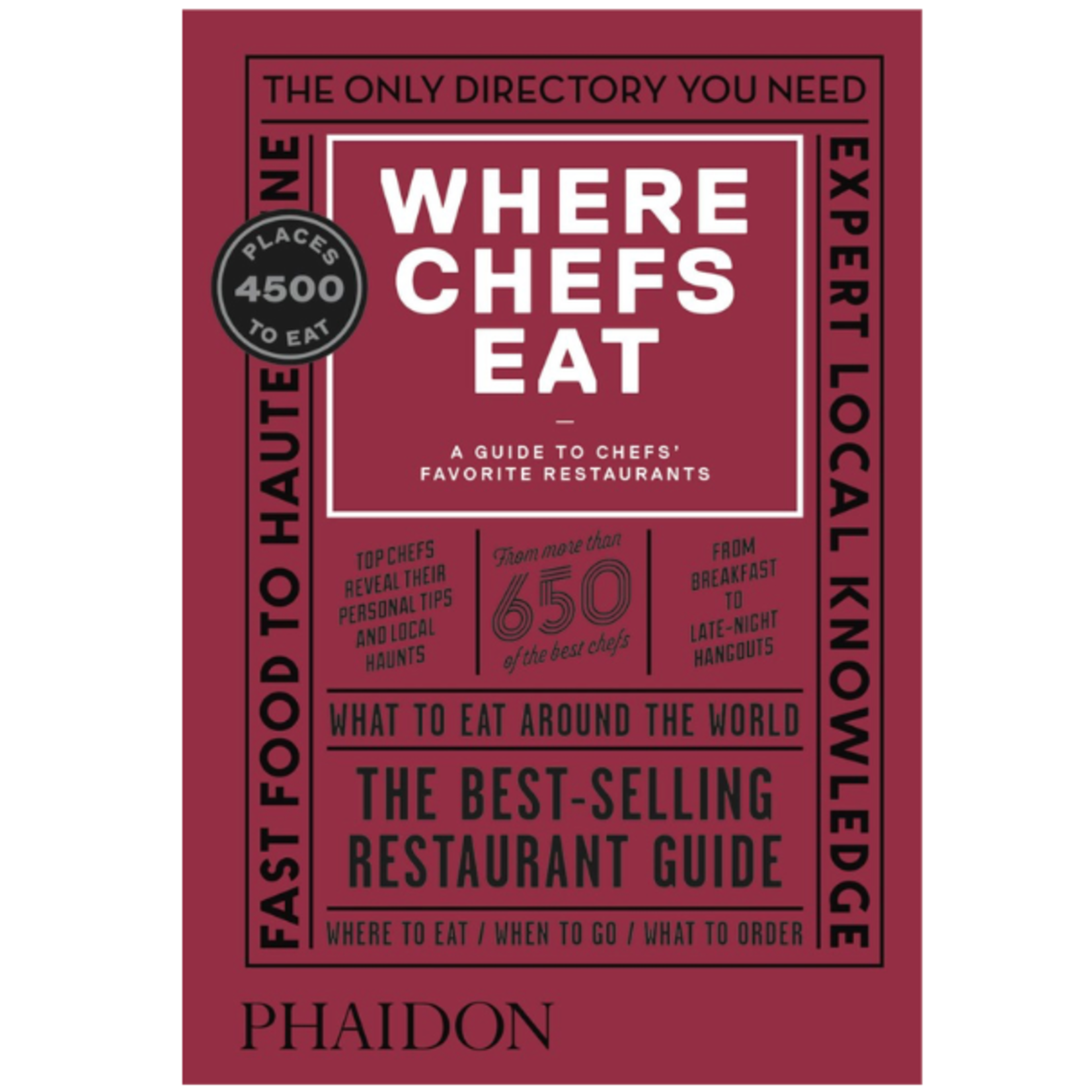 Outside The Box Where Chefs Eat Hardcover Book