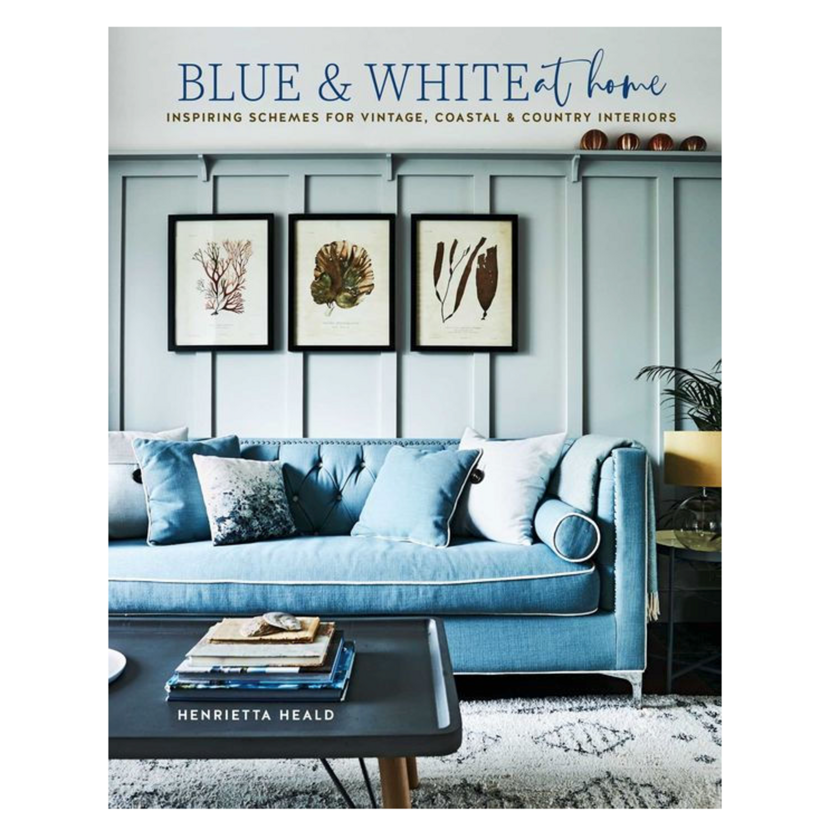 Outside The Box Blue & White At Home Hardcover Book