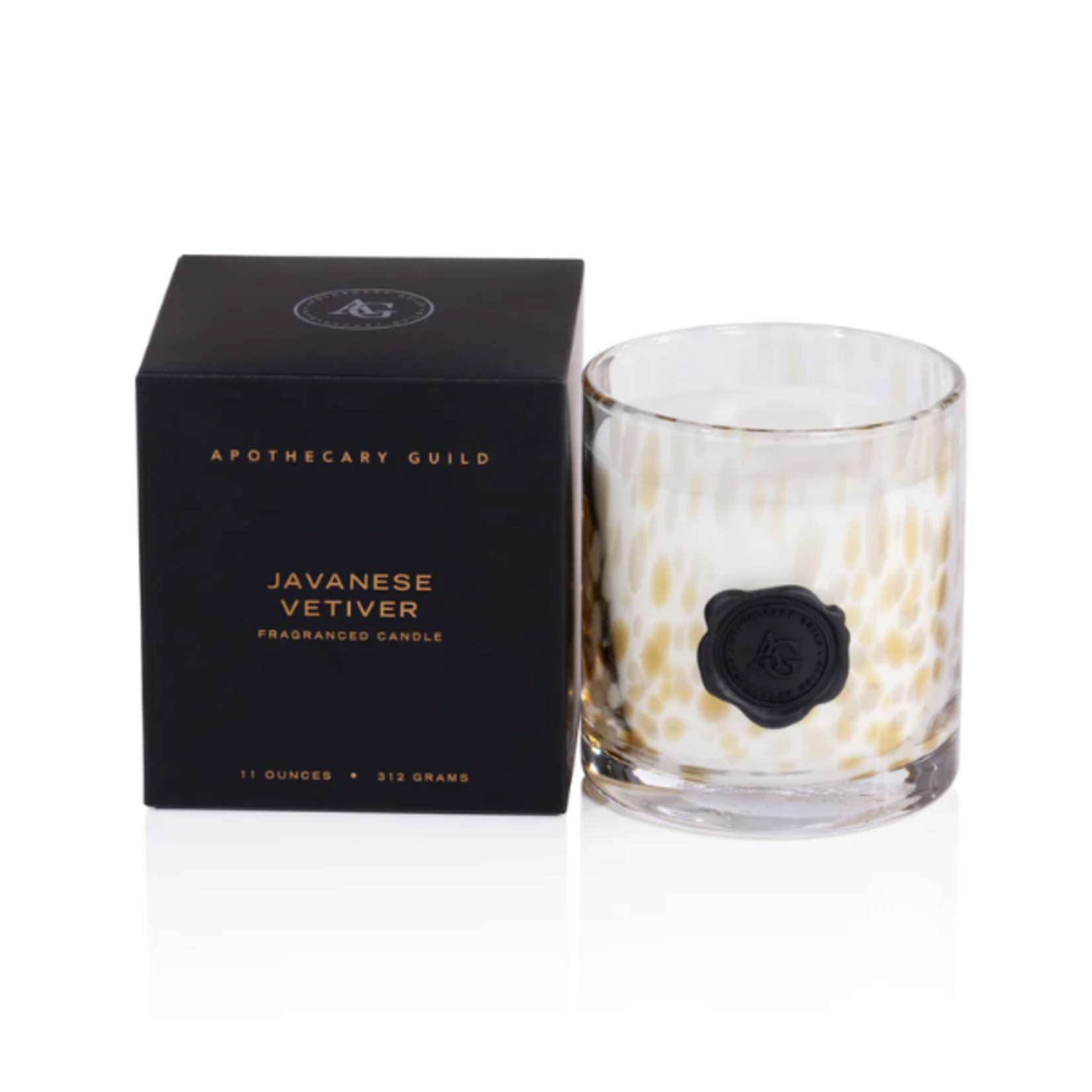 Outside The Box 4" Apothecary Javanese Vetiver Scented Candle With Gift Box