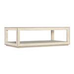 Outside The Box 52x30x18 Hooker Furniture Pebble Beach Burlap Rectangle Cocktail Table