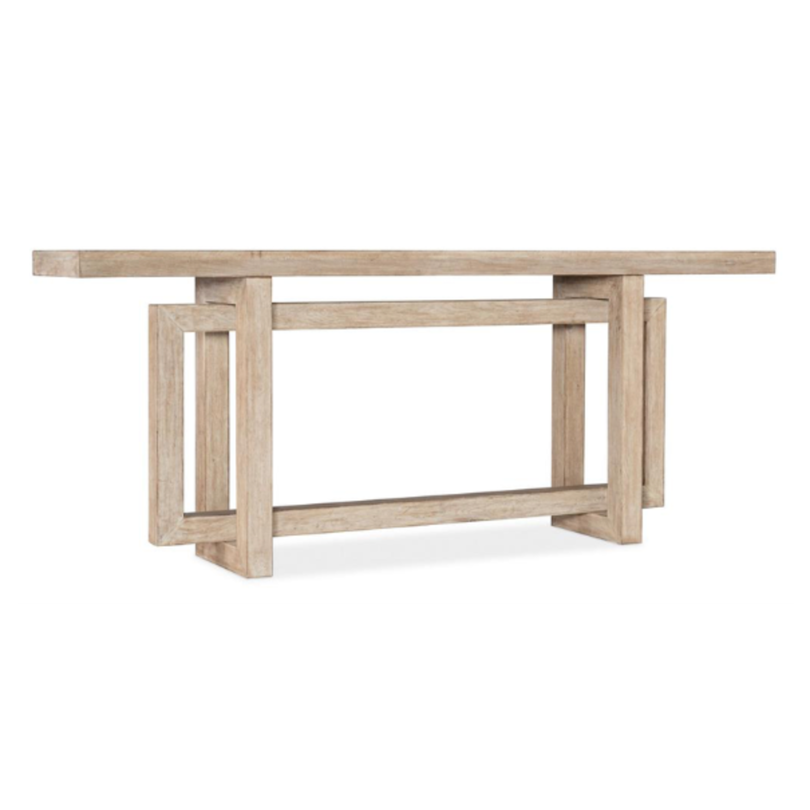 Outside The Box 80x16x32 Hooker Furniture Solid Acacia White Wash Console