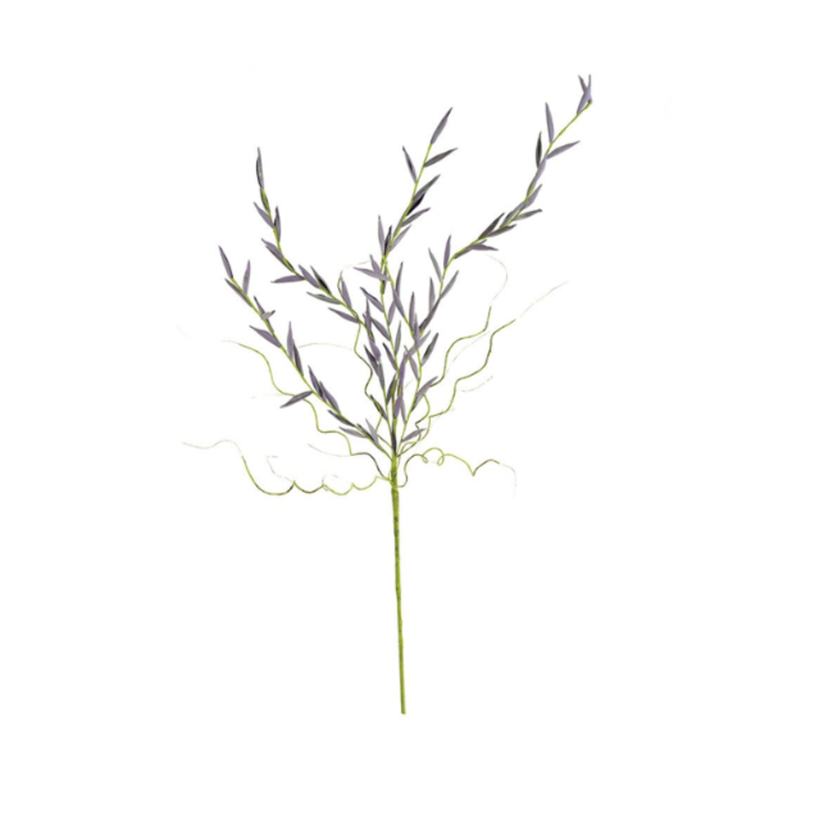 Outside The Box 50" Lavender Flower Branch Faux Decor