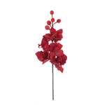 Outside The Box 40" Red Phalaenopsis Orchid Stem Faux Decor
