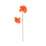 Outside The Box 32" Orange Dahlia Flower Stem Faux Decor